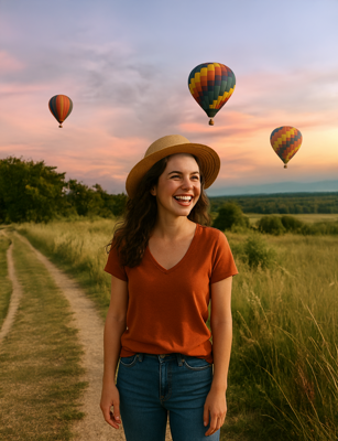 Photo editing example